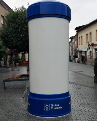 słup ogłoszeniowy Trzebinia
